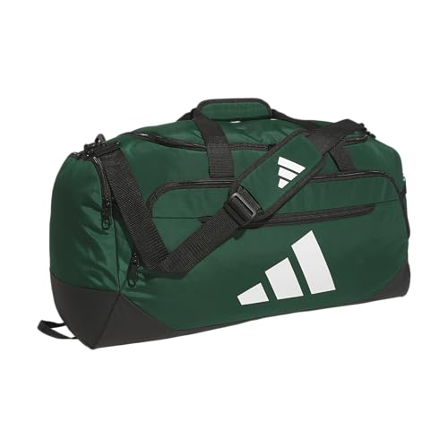 adidas Defender Duffel Bag, Team Dark Green, OSFA - color: Team Dark Green/Medium 59L, style: Medium 59l