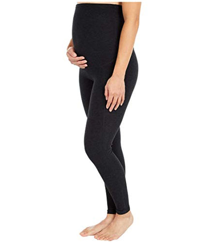 Beyond Yoga Women's Spacedye Love The Bump Maternity Pocket Midi Legging - color: Darkest Night, size: Large