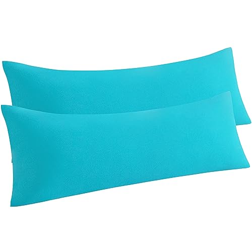 NTBAY Body Microfiber Pillowcases, Set of 2, Blue - color: Blue, size: Body (20"x54")