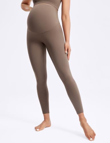 POSHDIVAH Creamluxe Maternity Leggings 25"/28" - color: Coffee, size: Small