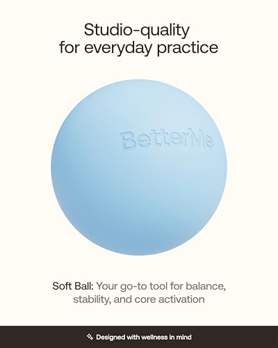BetterMe Soft Pilates Ball - color: Serenity Blue
