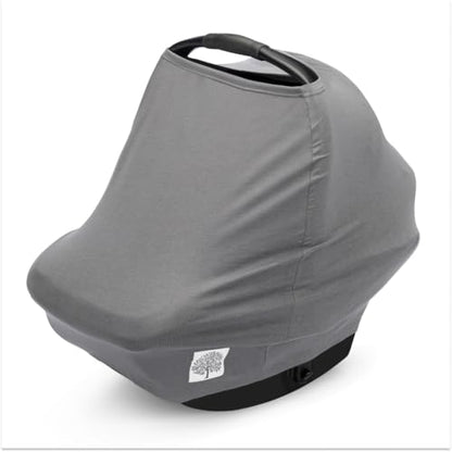 Parker Baby Co. Multi-Use Cover - Carseat Cover, Nursing Cover - Pewter - color: Pewter