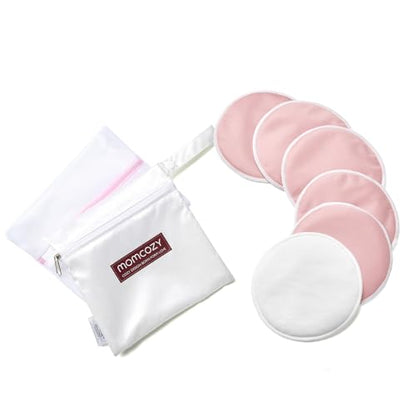 Momcozy Reusable Breast Pads, Breastfeeding Essentials, Thin 6PCS - size: 6 Pack, style: Thin