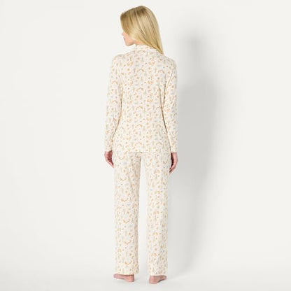 Amazon Essentials x Sofia Grainge Mommy and Me Long Sleeve Pajama Set - color: Ivory Squirrel Picnic, size: Medium
