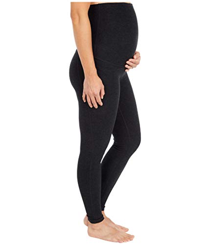 Beyond Yoga Women's Spacedye Love The Bump Maternity Pocket Midi Legging - color: Darkest Night, size: Small