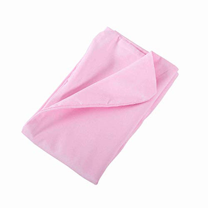 EVOLIVE Body Pillow Cover 21"x54", Microfiber, Hidden Zipper (Pink) - color: Pink