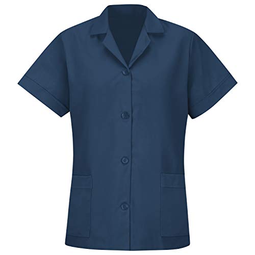 Red Kap Women's Button Front Tunic - color: Navy, size: Medium