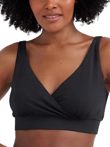 HATCH The Dream Feed Nursing & Sleep Bra - color: Black, size: Large
