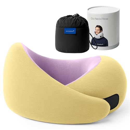 Ostrichpillow GO Travel Pillow, 360° Memory Foam Support, Soft & Washable - color: Daydream