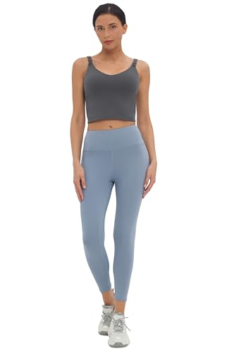 Foucome Nursing Tank Tops Longline Breastfeeding Workout Tops - color: Grey, size: Large