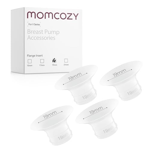 Momcozy Flange Insert 19mm for Momcozy V1 Pro/V2 Pro Breast Pump,4PCS - size: 4pcs-19mm Flange Insert
