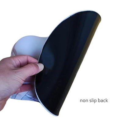 Funny Anime Breast Mouse Pad with Wrist Rest for Adults, ML-008 - color: ML008