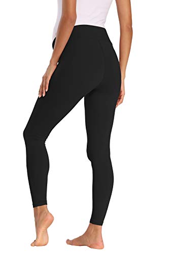 Foucome Women's Maternity Legging Under The Belly - color: Black, size: Medium