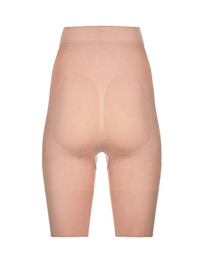 SlimMe Women's Maternity High-Waist Seamless Thigh Shaper - color: Black, size: Small