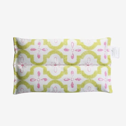 SacksyThyme Microwave Heating Pad for Pain Relief, Flaxseed & Cherry Pit Herbal Heating Pad, Hot Cold Therapy - color: Pretty in Pink