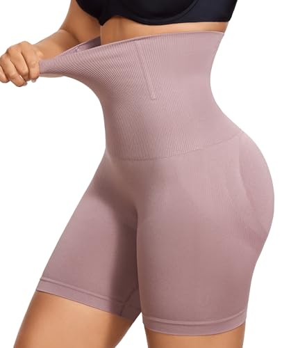 Gotoly Women Tummy Control Shapewear High Waisted Butt Lifting Shapewear - color: Purple, size: Medium
