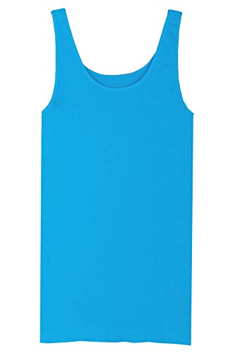 NIKIBIKI Women Seamless Premium Classic Tank Top, Made in U.S.A - color: Turquoise