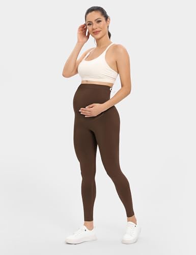 Buttergene 1 Pack Buttery-Soft Maternity Leggings - color: Coffee, size: X-Large