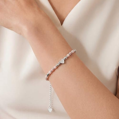 Gifts for Women, Heart Natural Stone Bracelet