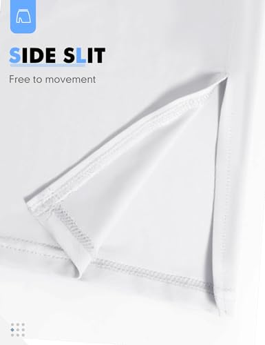 MANCYFIT Full Slip for Women Under Dress, Wide Strap Non-Cling - color: White, size: Medium