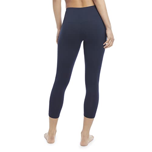 Jockey Womens Cotton Stretch Basic Capri - color: Neo Navy, size: Small