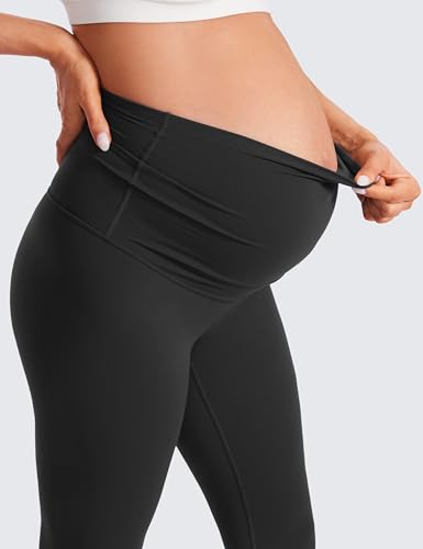 CRZ YOGA Maternity Extra Long Leggings 30'' - color: Black, size: Small