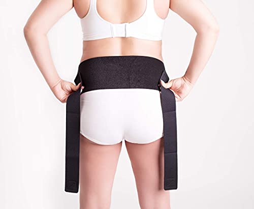 Baby Belly Band - Pregnancy & Maternity Belt With Medium Compression Groin Band - For Back, Hernia, and Pelvic Floor Pain - Medium - size: Medium