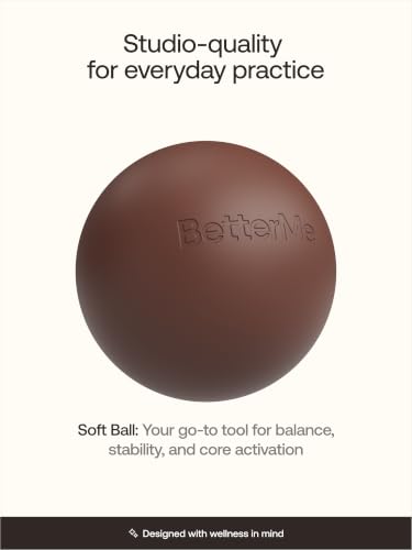 BetterMe Soft Pilates Ball - color: Chocolate Brown