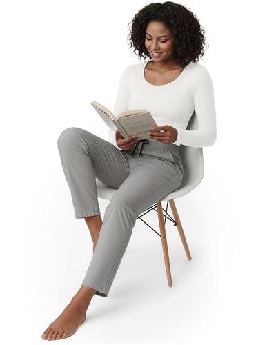 Soft Stretch Cotton Blend Women's Underscrub Shirt Slim Fit Comfort Tee - color: White, size: Small