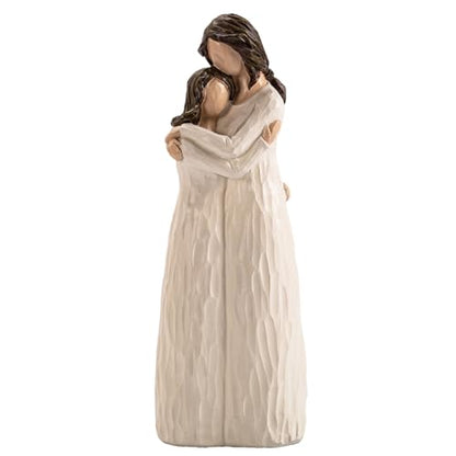 Mother and Daughter Figurines, Gifts for Mom, 9.8" H - style: Hugging Mom Daughter