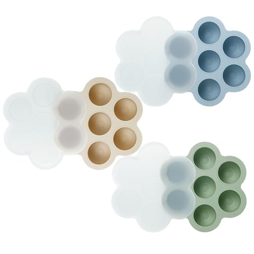 PandaEar Baby Food Freezer Tray with Lids & Pacifier Holder Holder Case