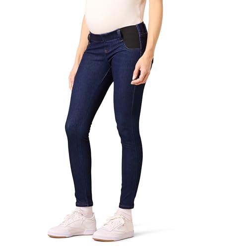 Amazon Essentials Women's Stretchy Maternity Knit Jegging, Under Belly - color: Dark Wash, size: X-Large