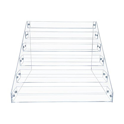 PMMASTO Clear Acrylic Spice Rack for Countertops- 6 Tier - size: 6 Tier - inner width 1.93''