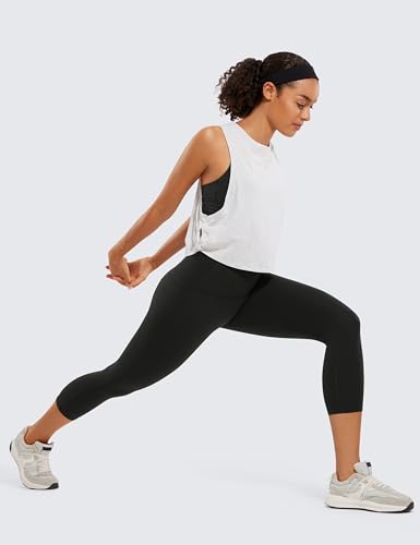 CRZ YOGA Butterluxe Capris Pockets 21" - color: Black, size: X-Small
