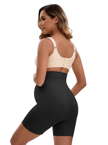Allegra K Womens Maternity Underwear High Waisted Shaping Briefs Over Bump Pregnancy Belly Support - color: Black, size: Small