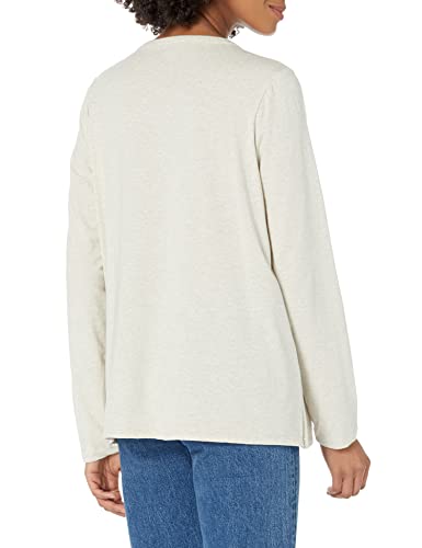 Amazon Essentials Women's Nursing T-Shirt for Breastfeeding, Maternity Clothes - color: Oatmeal Heather, size: Medium
