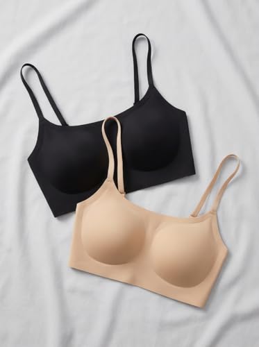 True Everybody by True & Co Women's Adjustable Strap Scoop Neck Bra - color: Chestnut, size: Medium