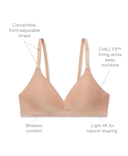Warner's Women's Play It Cool Wire-Free Contour Bra with Lift - color: Black, size: 36A