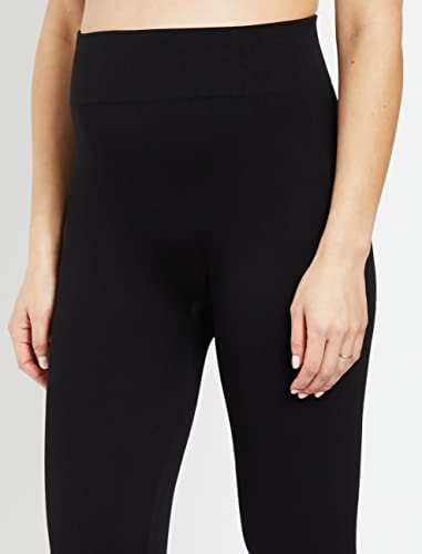 Motherhood Maternity Women's Pull on Fleece Legging - color: Black, size: Large-X-Large