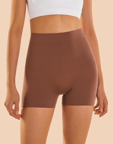 INNERSY Women's Tummy Control Shapewear Shorts Underwear 3-Pack - color: Earthtones, size: Small