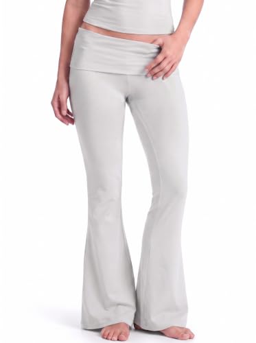 Flare Leggings for Women Tummy Control Bootcut Yoga Pants - color: 28"white, size: X-Small
