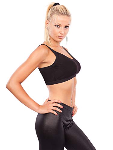 Blulu 3/6/12 Pack Camisole Bra Wireless Bralette - color: Simple Color, size: Large