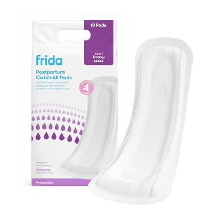 Frida Mom Postpartum Pads, Leak Proof Feminine Care Maxi Pads, 6 Layers - size: 18ct