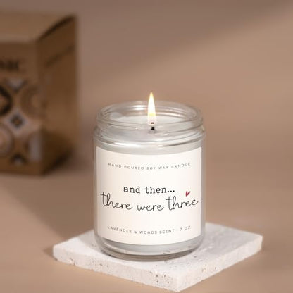 New Mom Gifts, Postpartum Gift for Moms, Gift for New Moms After Birth, New Parents Gifts for Couple, First Time Mom to Be - Lavender Scented Candle 7oz - color: New Moms & Dads