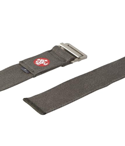 Manduka Align Yoga Strap - color: Thunder Grey, size: 8 Feet
