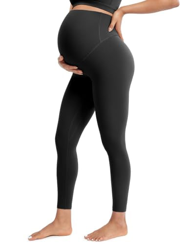 POSHDIVAH Creamluxe Maternity Leggings 25"/28" - color: Black, size: X-Small