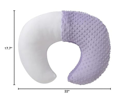 Nursing Pillow and Positioner with Cover for Breastfeeding - color: Orchid