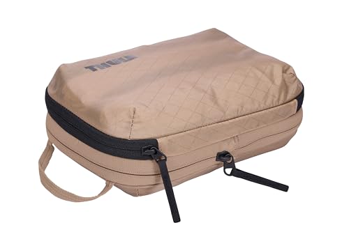 Thule Compression Packing Cube, Size Small, Semitransparent Fabric, Easy to Pack, YKK Zippers - color: GENTLE BEIGE, size: Small