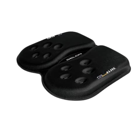 GSeat Elite Orthopedic Gel and Foam Seat Cushion for Coccyx, Back, Tailbone, Prostate, Postnatal, and Sciatica - Black - color: Black