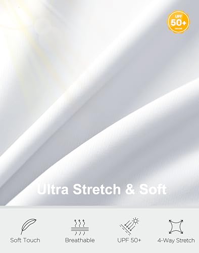 Soothfeel Women's Athletic Lightweight Jacket UPF 50+ Sun Protection Shirts - color: White, size: X-Small